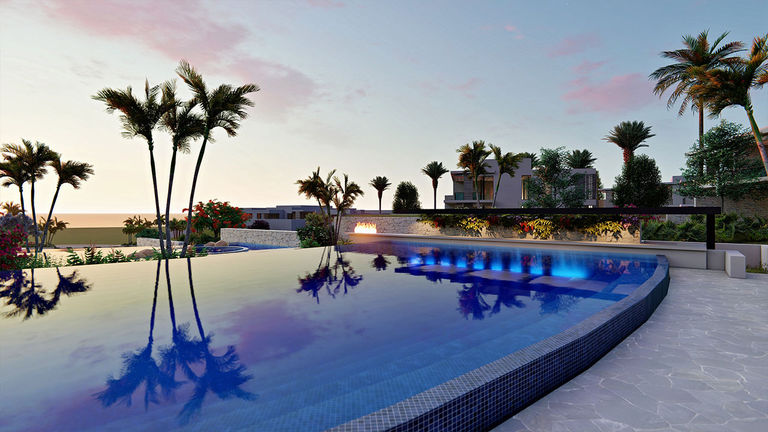 Susurros del Corazon will feature three scallop-shaped pools when it opens in November.
