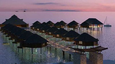 The 30 overwater bungalows are expected to be completed and open for guests by Sept. 1. // © 2016 Karisma Hotels & Resorts