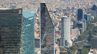 The new Ritz-Carlton property will be housed within the Chapultepec Uno building in Mexico’s capital. // © 2015 The Ritz-Carlton Hotel Company