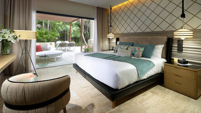 The property has relaunched after a multimillion-dollar renovation; pictured is the Ambassador Suite.