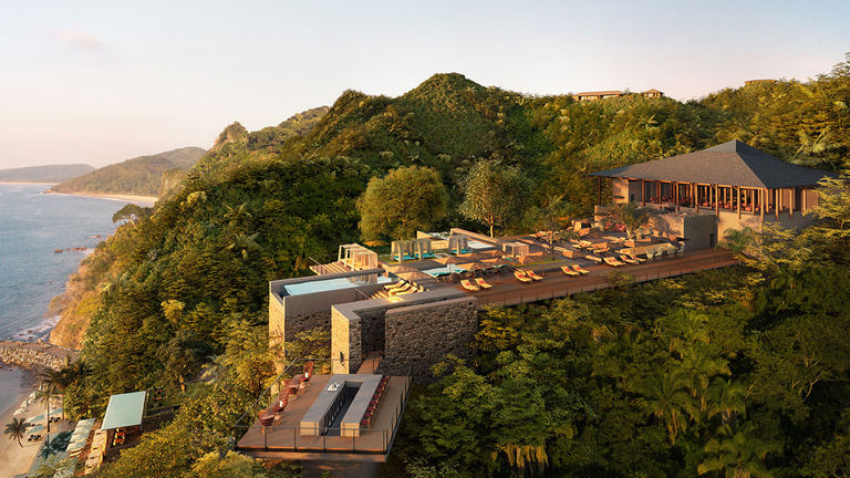 The Plateau at One&Only Mandarina will offer dining for the whole family and feature sweeping sea and jungle views.