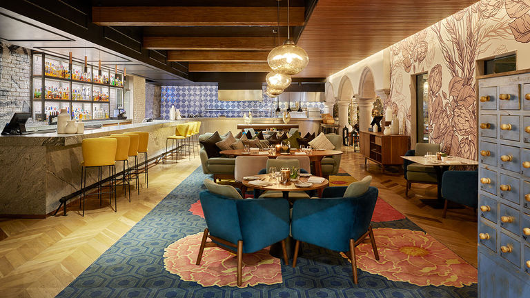 Try tamarind margaritas and almond fish at the elegant-yet-casual Zibu restaurant.