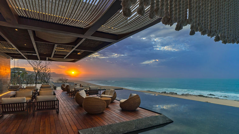 Gaze out at the Sea of Cortez at Mako.