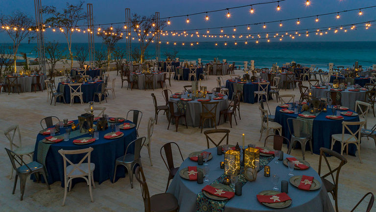 The 11,000-square-foot oceanfront Calypso deck