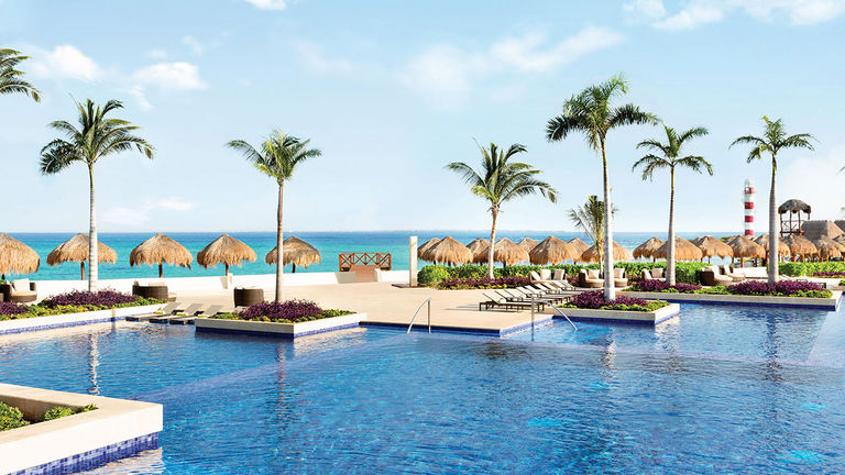 Many guestrooms at Hyatt Ziva Cancun feature ocean views.