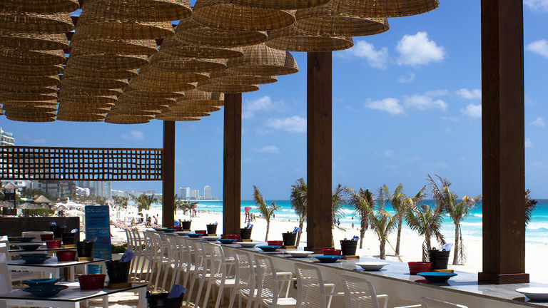 Dining options at Live Aqua Beach Resort Cancun are diverse and plentiful.