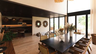 Trobbu Tulum was specifically designed for groups, from multigen families to wedding parties.