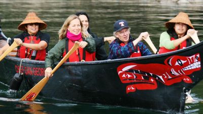 A canoeing adventure with Aboriginal Tourism Association of British Columbia // © 2015 Aboriginal Tourism Association of British Columbia 2