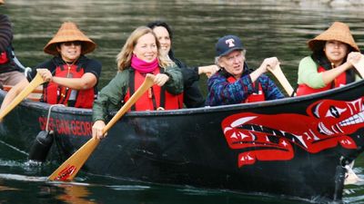 A canoeing adventure with Aboriginal Tourism Association of British Columbia // © 2015 Aboriginal Tourism Association of British Columbia 2