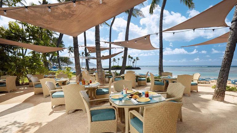 Rent out a venue such as The Kahala's Seaside Grill for a memorable proposal.