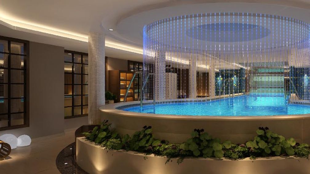 Guests can spend downtime swimming in the ship’s indoor pool. // © 2013 Century Cruises 3