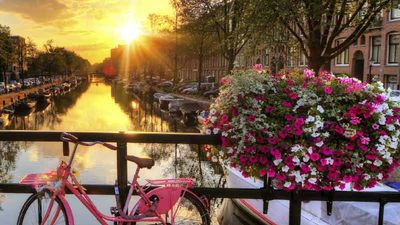 Cruise Amsterdam’s canals on The Rhine, Swiss Alps & Amsterdam itinerary // © 2015 Thinkstock 2