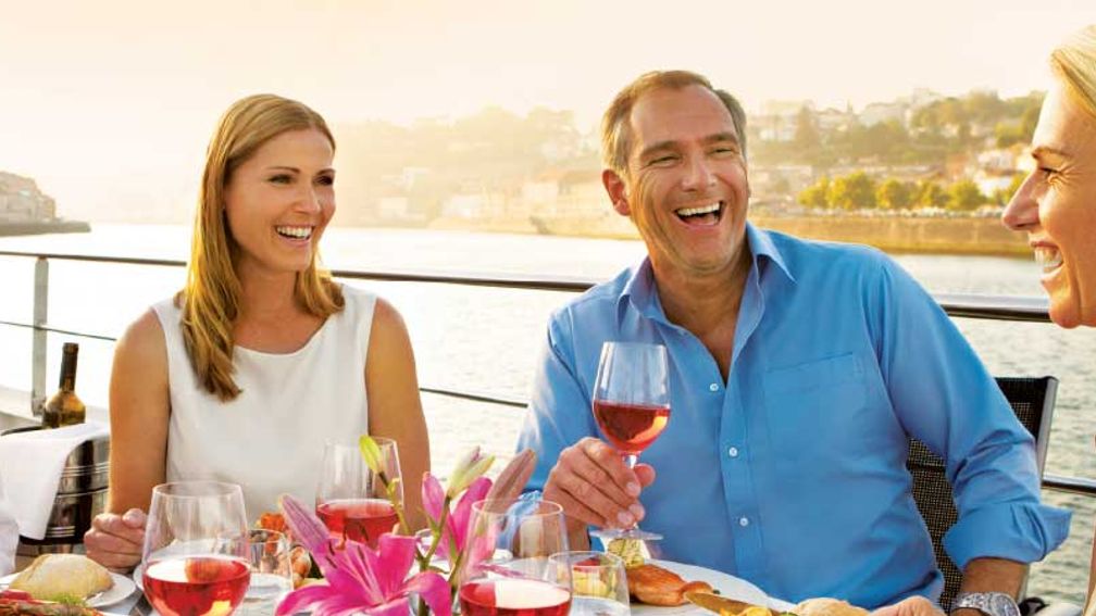Guests can dine al fresco on the sun deck. // © 2013 Uniworld Boutique River Cruise Collection 2