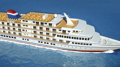 American Cruise Line’s American Constellation launched mid-July on the Wicomico River. // © 2016 American Cruise Lines