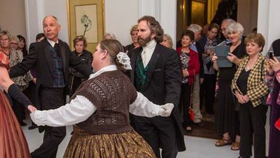 American Queen tested out the new concept at Nottoway Plantation, where cruisers were treated to a ball and special meal. // © 2017 American Queen Steamboat Company