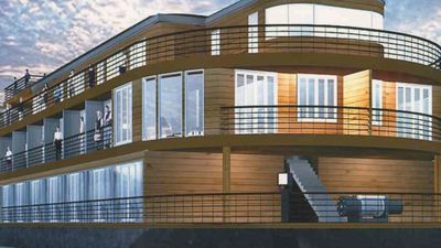 The 56-passenger, all-suite AmaPura will launch next November. // © 2013 AmaWaterways F