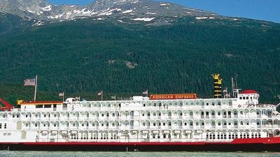 The newly refurbished American Empress will sail her maiden voyage on April 5 from Oregon. // © American Queen Steamboat Company F