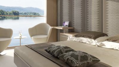 A cabin on Amadeus Silver // © 2014 Amras Cruises