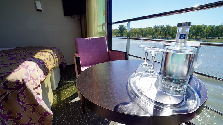A stateroom onboard Poetry II
