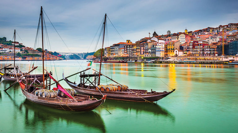 Porto, Portugal, is a popular stop on Douro River sailings.