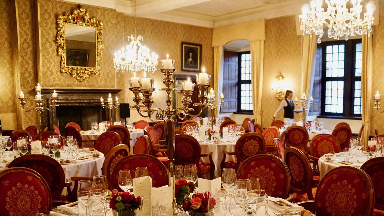 Tauck is known for treating guests to dinners in elaborate venues.