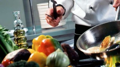 River cruise chefs make do with small kitchens known as galleys. // © 2014 Thinkstock