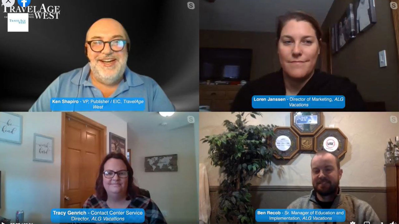 Representatives from Apple Leisure Group Vacations discussed principles for business recovery right now.