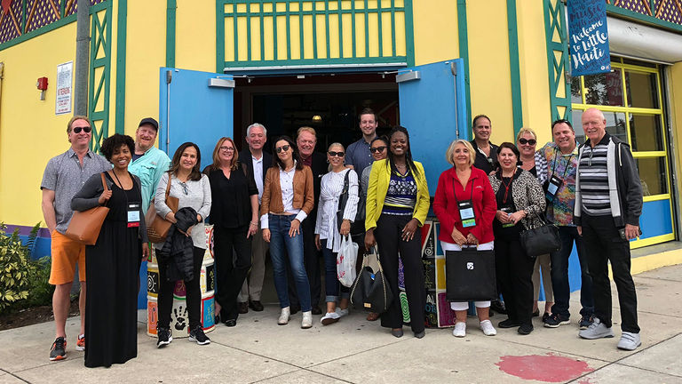 Guests see Little Haiti with Cultural Heritage Alliance for Tourism (CHAT).
