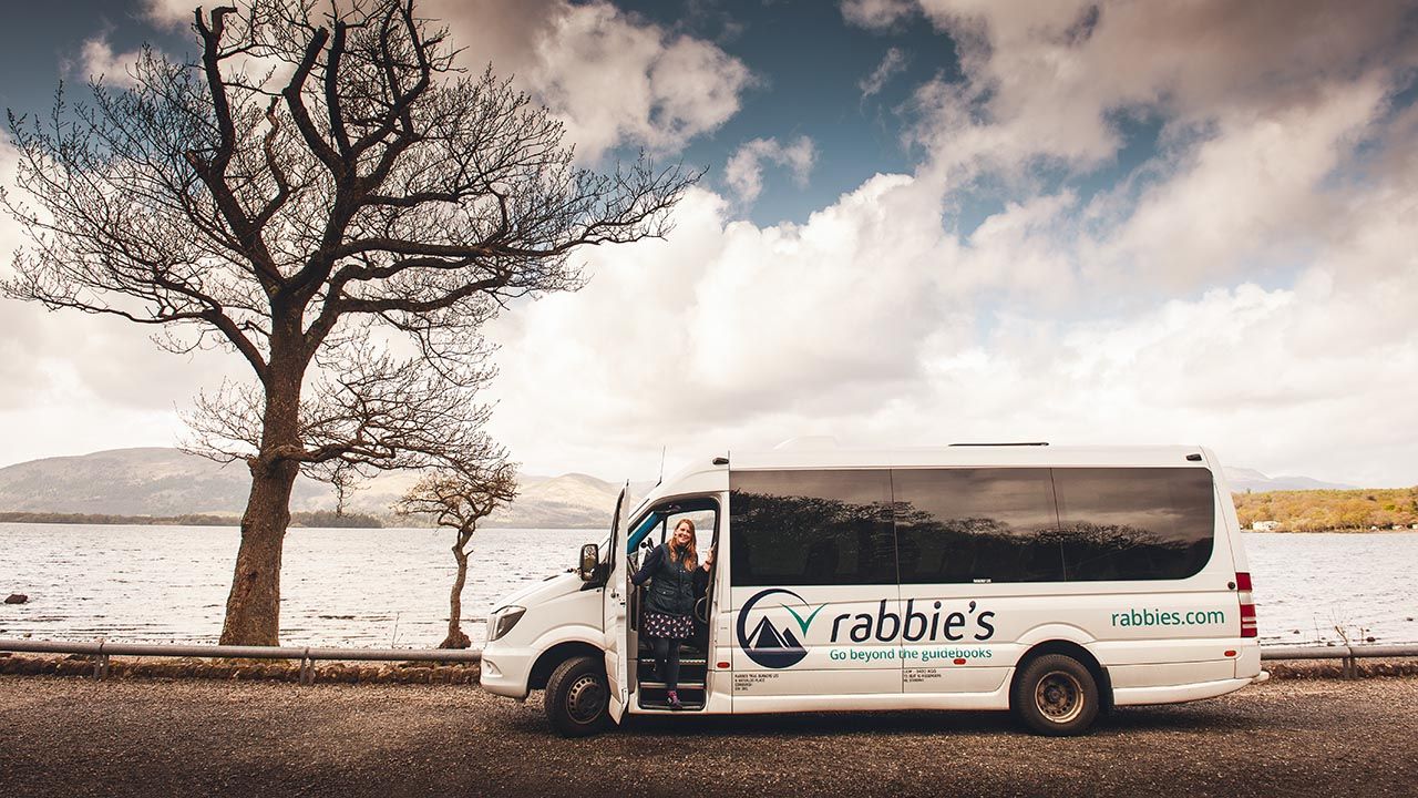 Rabbie's uses small coaches for an intimate touring experience.