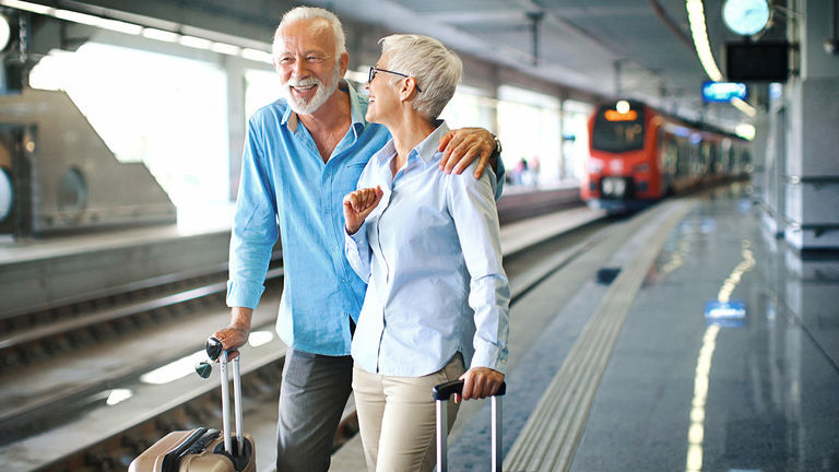Rail travel provides an immersive alternative to flying.