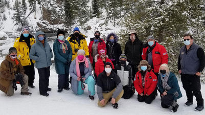 The eight-day Yellowstone in Winter itinerary is limited to a maximum of 24 guests.