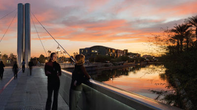 Soleri Bridge // © 2015 Scottsdale Convention & Visitors Bureau 2