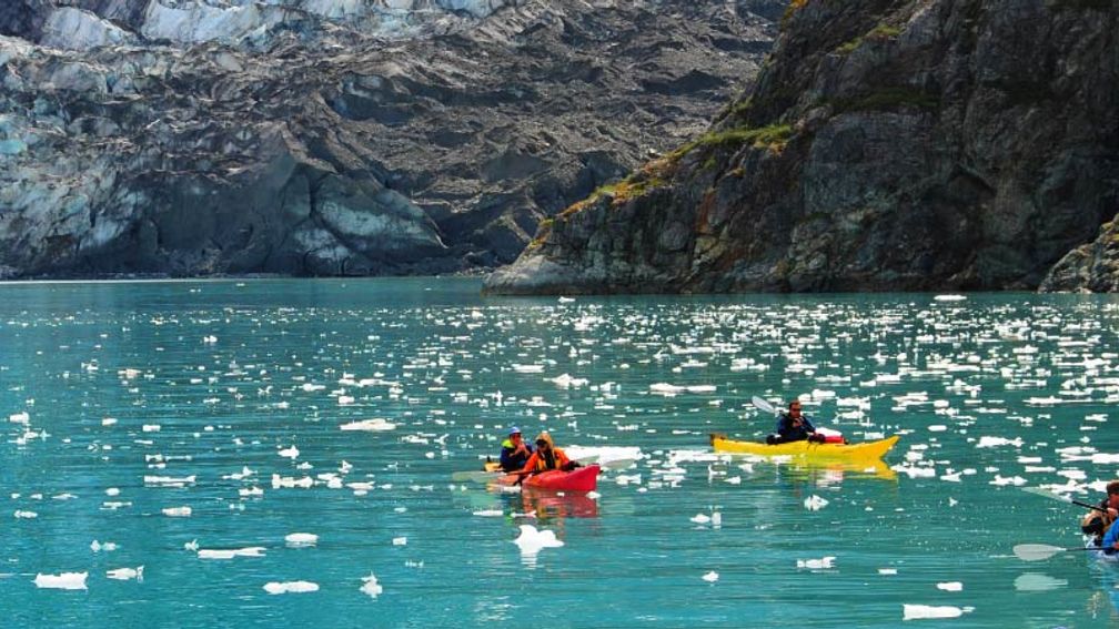 Visitors can kayak in Glacier Bay National Park. // © 2016 Christopher Batin 2