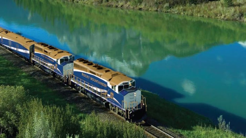 Traveling by train through the Canadian Rockies is a bucket-list experience. // © 2013  Rocky Mountaineer 3