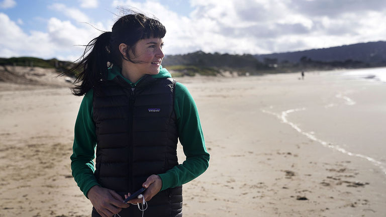 Jane often heads to Del Monte Beach for long runs.