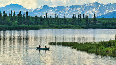 Travelers can enjoy remote experiences in nature at Susitna Adventure Lodge.