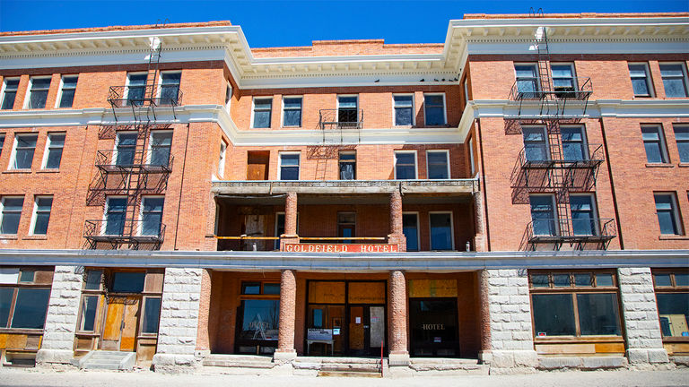 The abandoned Goldfield Hotel is known as one of the most haunted places in America.