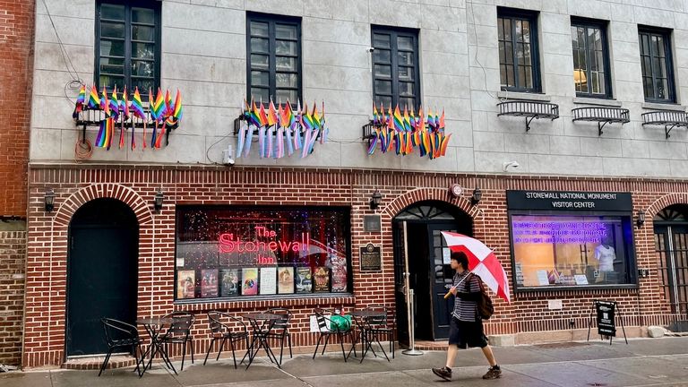 The iconic Stonewall Inn is in the heart of Greenwich Village.