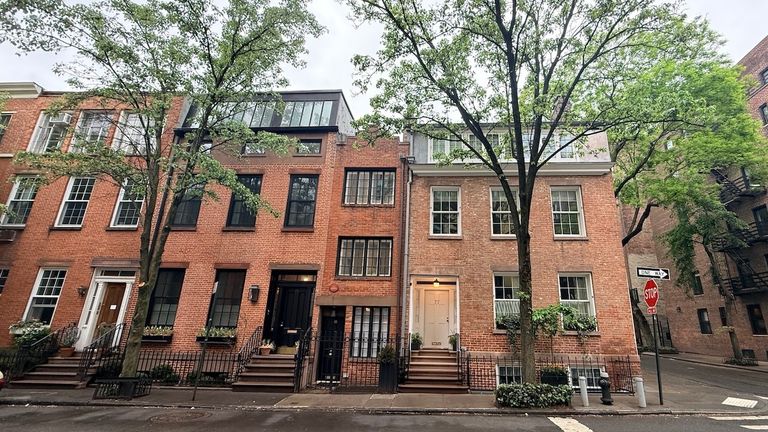 The oldest house in Greenwich Village sits beside the thinnest house in Manhattan on Bedford Street.