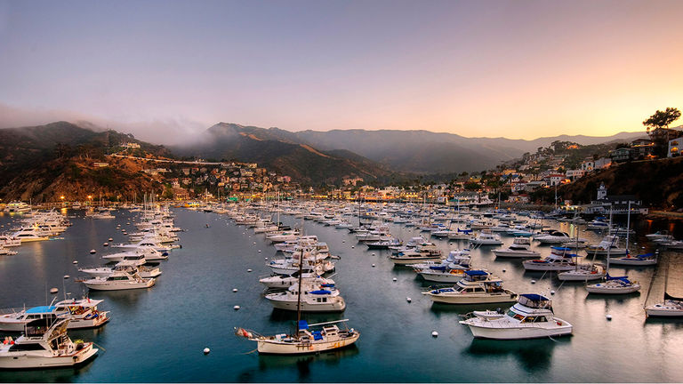 The hotel is located in Avalon, the only incorporated city on Santa Catalina Island.