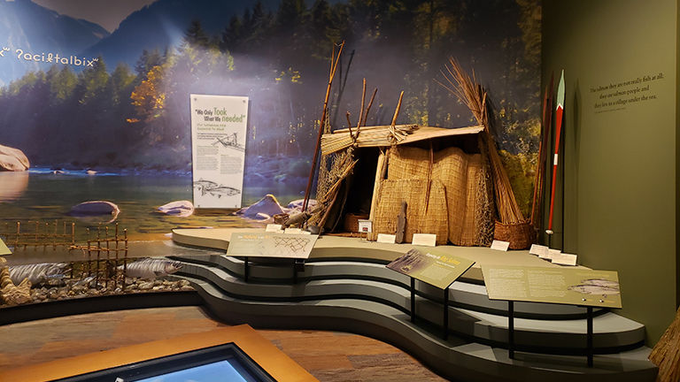 Exhibits at Washington’s Tulalip Hibulb Cultural Center teach the living history of the Snohomish people.