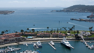 The resort is located at the tip of San Diego’s Shelter Island. // © 2014 Kona Kai Resort and Marina