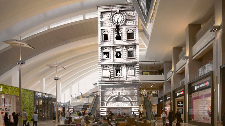 The $1.9 billion updates to Tom Bradley International Terminal include the addition of several large-scale “interactive capsules.”