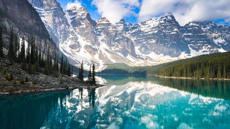Clients can simply admire Lake Louise, or they can kayak on it or choose to trek one of the many trails nearby.