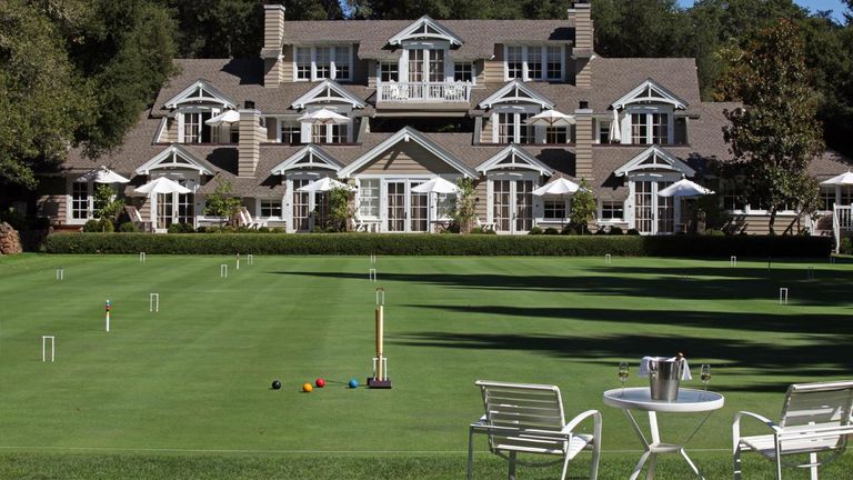 Meadowood is known for its various outdoor activities, including croquet, golf, tennis and hiking.