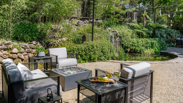 Some guestrooms at Milliken Creek Inn now include private fire pits.