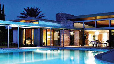 Frank Sinatra’s E. Stewart Williams-designed Twin Palms Estate // © 2015 Beau Monde Villas