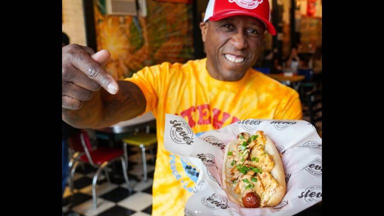 Steve's Hot Dogs went from a cart business to a brick-and-mortar restaurant.