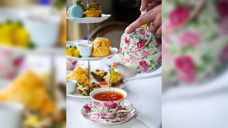 Pendray Inn and Tea House offers traditional afternoon tea.