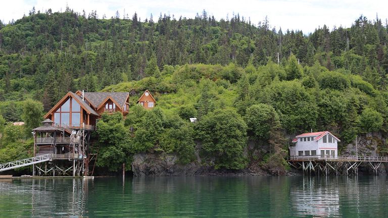 Halibut Cove is a popular location for fishing, kayaking and spotting marine and wildlife.